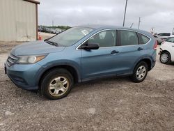 Salvage cars for sale from Copart Temple, TX: 2013 Honda CR-V LX