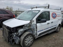 Salvage trucks for sale at Arlington, WA auction: 2014 Ford Transit Connect XLT