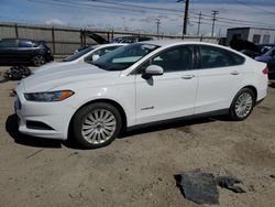 Salvage cars for sale from Copart Los Angeles, CA: 2016 Ford Fusion S Hybrid