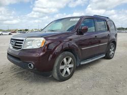 Salvage cars for sale at West Palm Beach, FL auction: 2012 Honda Pilot Touring