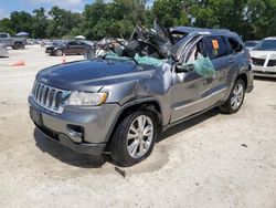 Salvage cars for sale at Ocala, FL auction: 2012 Jeep Grand Cherokee Laredo