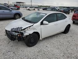 Salvage cars for sale from Copart New Braunfels, TX: 2017 Toyota Corolla L