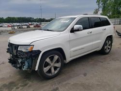 Salvage cars for sale from Copart Dunn, NC: 2015 Jeep Grand Cherokee Overland