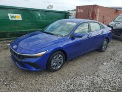 Salvage cars for sale at Hueytown, AL auction: 2024 Hyundai Elantra Blue