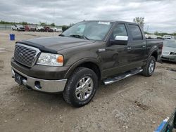 Salvage cars for sale at Kansas City, KS auction: 2008 Ford F150 Supercrew