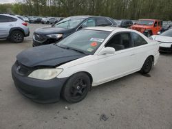 Salvage cars for sale from Copart Glassboro, NJ: 2005 Honda Civic DX VP