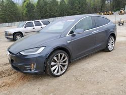 Salvage cars for sale at Gainesville, GA auction: 2016 Tesla Model X