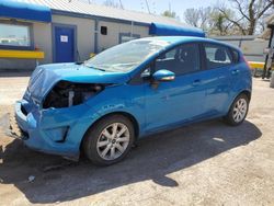 Salvage cars for sale at Wichita, KS auction: 2013 Ford Fiesta SE