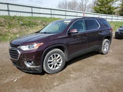 Salvage cars for sale at Davison, MI auction: 2019 Chevrolet Traverse LT