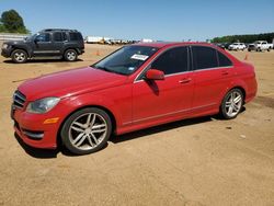 Salvage cars for sale at Longview, TX auction: 2014 Mercedes-Benz C 250