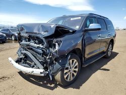 Salvage cars for sale from Copart Brighton, CO: 2014 Toyota Sequoia Limited