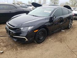 Salvage cars for sale at Elgin, IL auction: 2020 Honda Civic LX