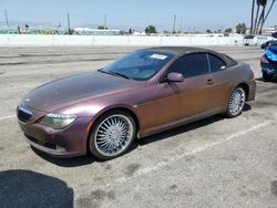 BMW 6 Series salvage cars for sale: 2008 BMW 650 I