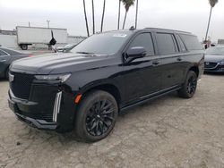 Salvage cars for sale from Copart Van Nuys, CA: 2021 Cadillac Escalade ESV Sport Platinum
