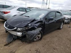 Salvage cars for sale from Copart Elgin, IL: 2013 Honda Civic LX