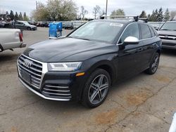 Salvage cars for sale at Woodburn, OR auction: 2018 Audi SQ5 Premium Plus