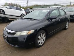 Salvage cars for sale at New Britain, CT auction: 2010 Honda Civic LX