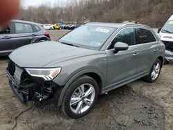 Salvage cars for sale at Marlboro, NY auction: 2023 Audi Q3 Premium S Line 45