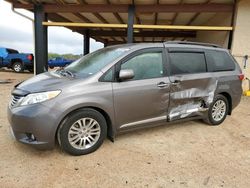 Salvage cars for sale at auction: 2016 Toyota Sienna XLE