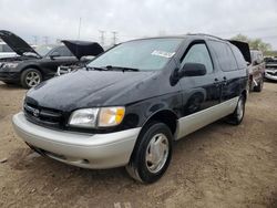 Salvage cars for sale at Elgin, IL auction: 2000 Toyota Sienna LE