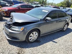 Salvage cars for sale at Riverview, FL auction: 2014 Volkswagen Jetta SE
