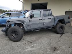 Salvage cars for sale from Copart Exeter, RI: 2020 Jeep Gladiator Sport