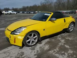 Salvage cars for sale from Copart Ellwood City, PA: 2005 Nissan 350Z Roadster