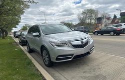 Vehiculos salvage en venta de Copart Wheeling, IL: 2014 Acura MDX Technology