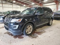 Salvage cars for sale at Lansing, MI auction: 2016 Ford Explorer XLT