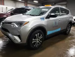 Salvage cars for sale at Elgin, IL auction: 2017 Toyota Rav4 LE