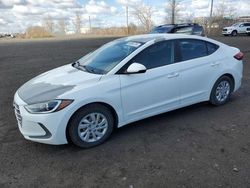 Salvage cars for sale from Copart Montreal Est, QC: 2017 Hyundai Elantra SE