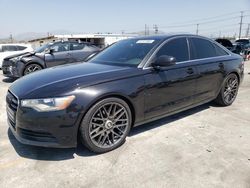 Salvage cars for sale from Copart Sun Valley, CA: 2012 Audi A6 Premium Plus