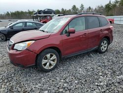 Salvage cars for sale at Windham, ME auction: 2014 Subaru Forester 2.5I Premium