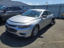 Salvage cars for sale from Copart Vallejo, CA: 2018 Chevrolet Malibu LS