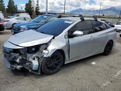 Salvage cars for sale from Copart Rancho Cucamonga, CA: 2017 Toyota Prius Prime