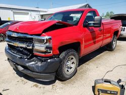 Chevrolet salvage cars for sale: 2017 Chevrolet Silverado C1500