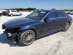 Salvage cars for sale from Copart West Palm Beach, FL: 2016 Mercedes-Benz S 550