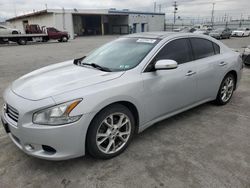 Salvage cars for sale from Copart Sun Valley, CA: 2012 Nissan Maxima S