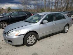 Salvage cars for sale at Candia, NH auction: 2007 Honda Accord LX