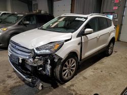 Salvage cars for sale from Copart West Mifflin, PA: 2017 Ford Escape Titanium
