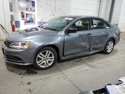 Salvage cars for sale at Ham Lake, MN auction: 2015 Volkswagen Jetta Base