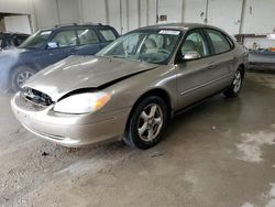Salvage cars for sale from Copart Madisonville, TN: 2002 Ford Taurus SES