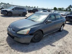 Salvage cars for sale at Houston, TX auction: 2005 Honda Accord LX