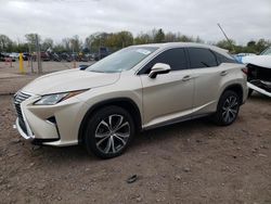 Salvage cars for sale from Copart Chalfont, PA: 2017 Lexus RX 350 Base