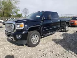 Salvage cars for sale from Copart Cicero, IN: 2015 GMC Sierra K3500 Denali