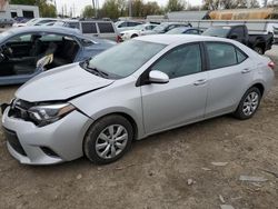 Salvage cars for sale from Copart Columbus, OH: 2016 Toyota Corolla L