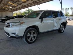 Toyota Highlander Vehiculos salvage en venta: 2012 Toyota Highlander Limited