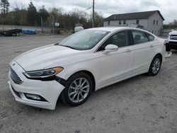 Salvage cars for sale from Copart York Haven, PA: 2017 Ford Fusion SE