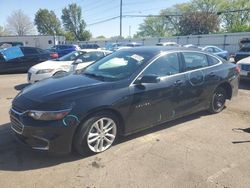 Salvage cars for sale at Moraine, OH auction: 2018 Chevrolet Malibu LT