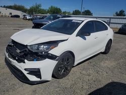 Salvage cars for sale from Copart Sacramento, CA: 2021 KIA Forte GT Line